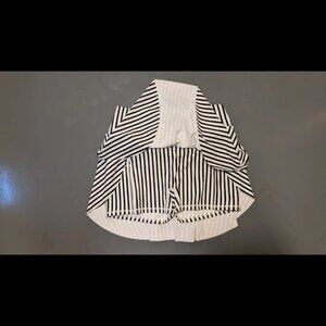 High Waisted Crossover 2-in-1 Side Pocket Striped Mini Tennis Skirt